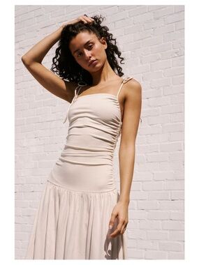 NWT Free People Liza Drop-Waist Midi Dress 🌞